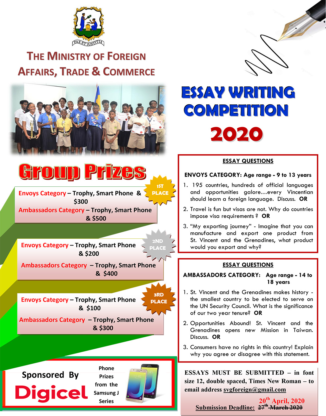 Foreign service essay competition